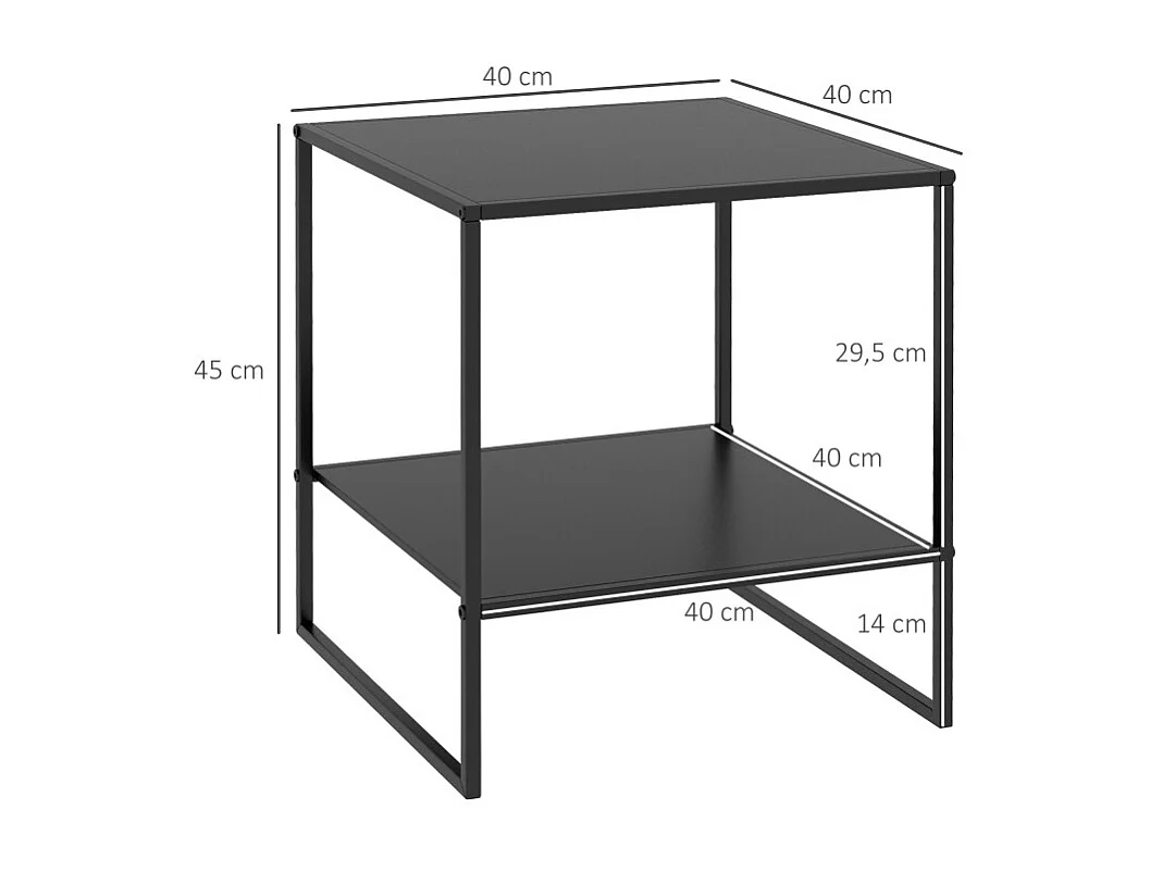 Table basse XAVIO noire