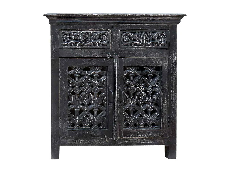 Mesa de salão em madeira artesanal 90x40x90h cm