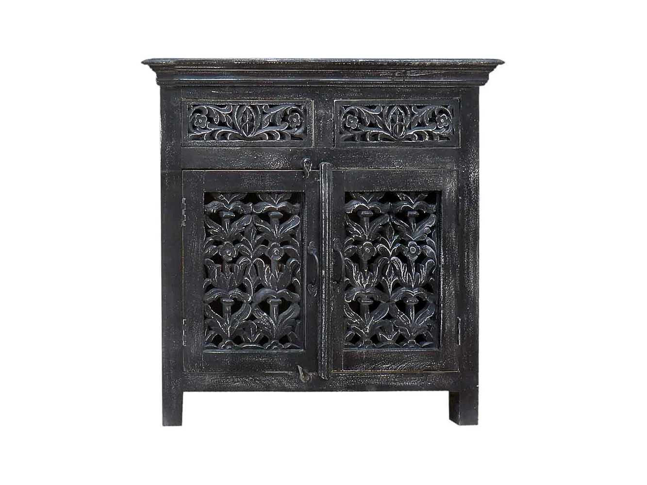 Mesa de salão em madeira artesanal 90x40x90h cm