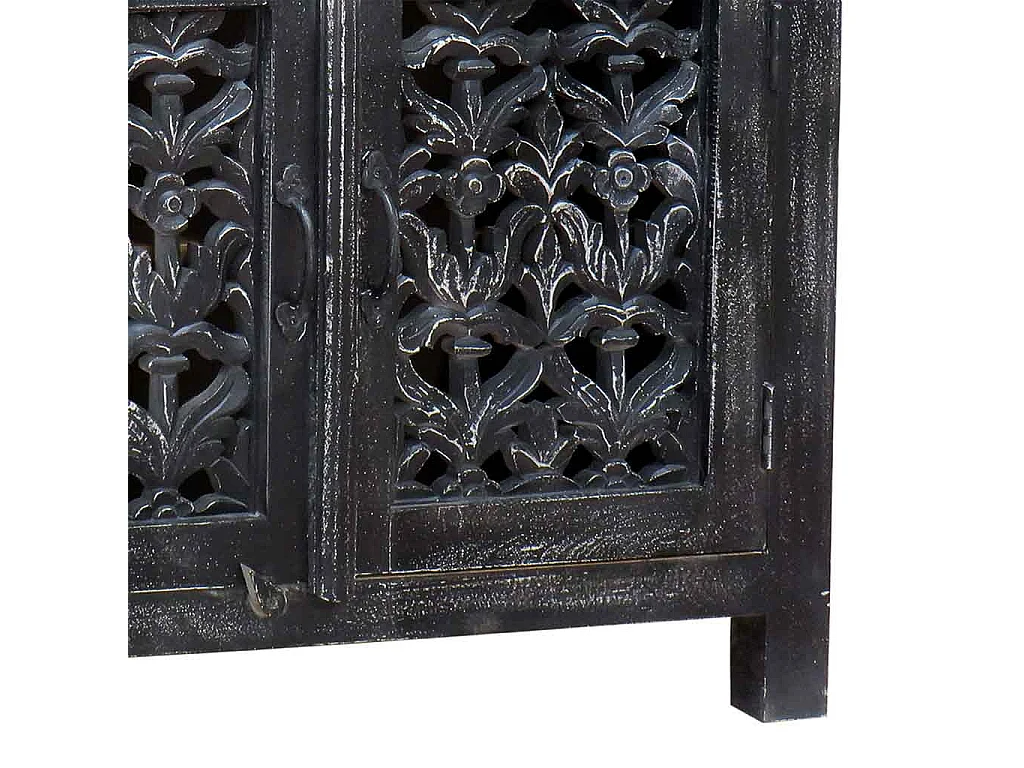 Mesa de salão em madeira artesanal 90x40x90h cm