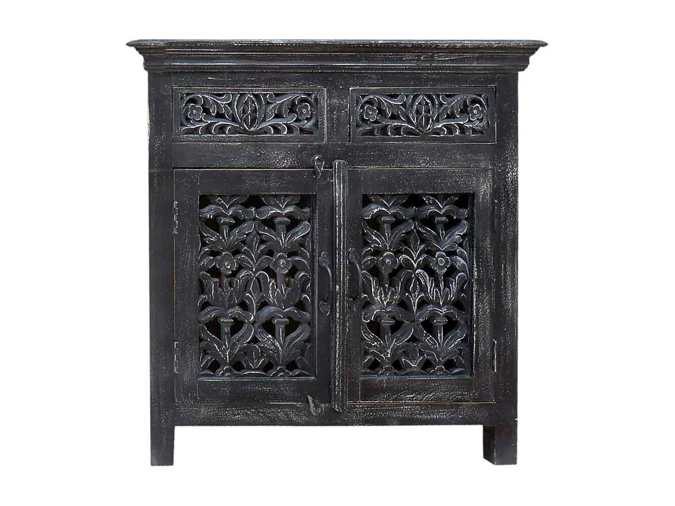 Mesa de salão em madeira artesanal 90x40x90h cm