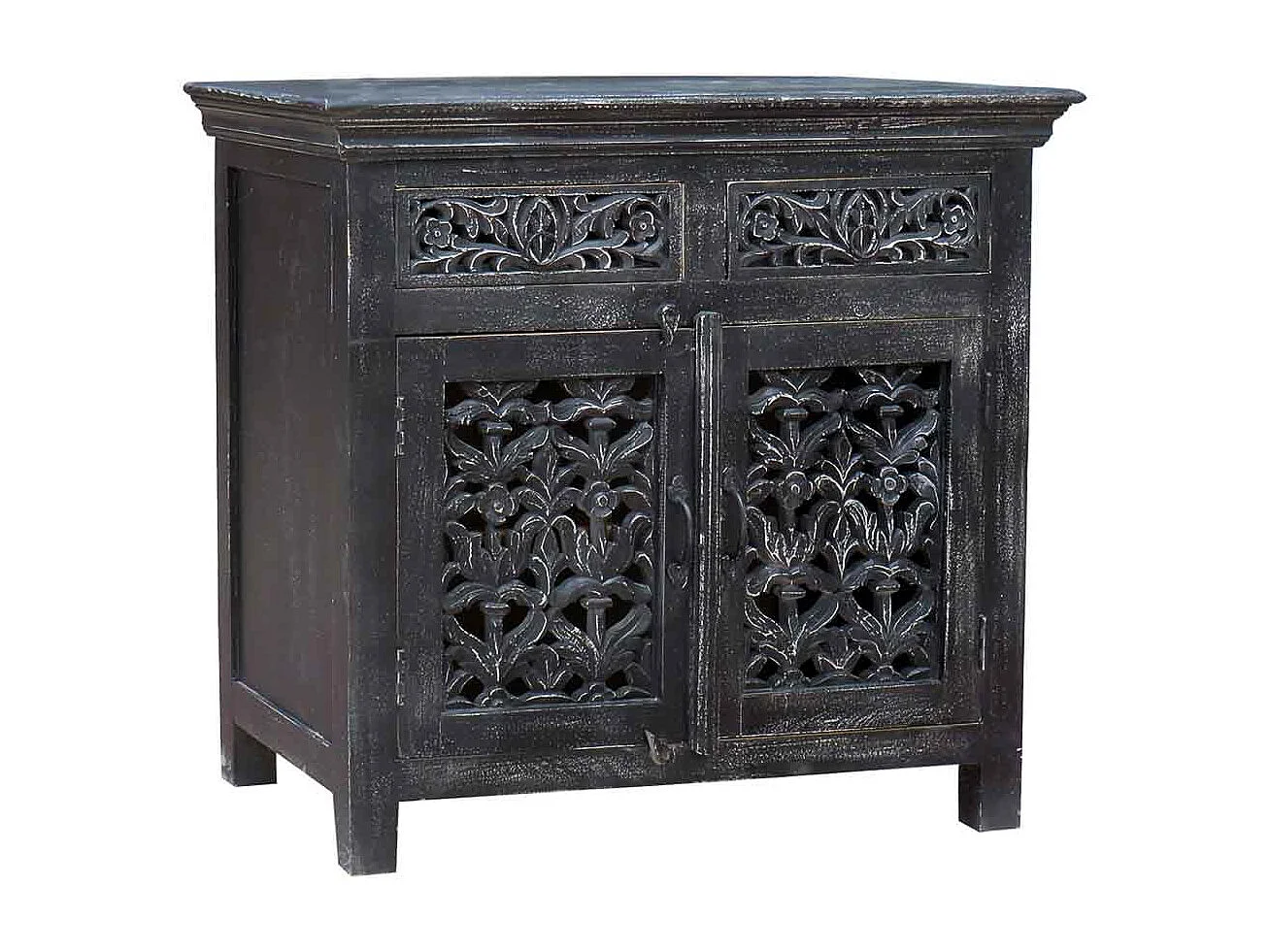 Mesa de salão em madeira artesanal 90x40x90h cm