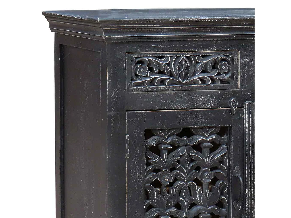 Handgefertigter Flurtisch aus Holz 90x40x90h cm