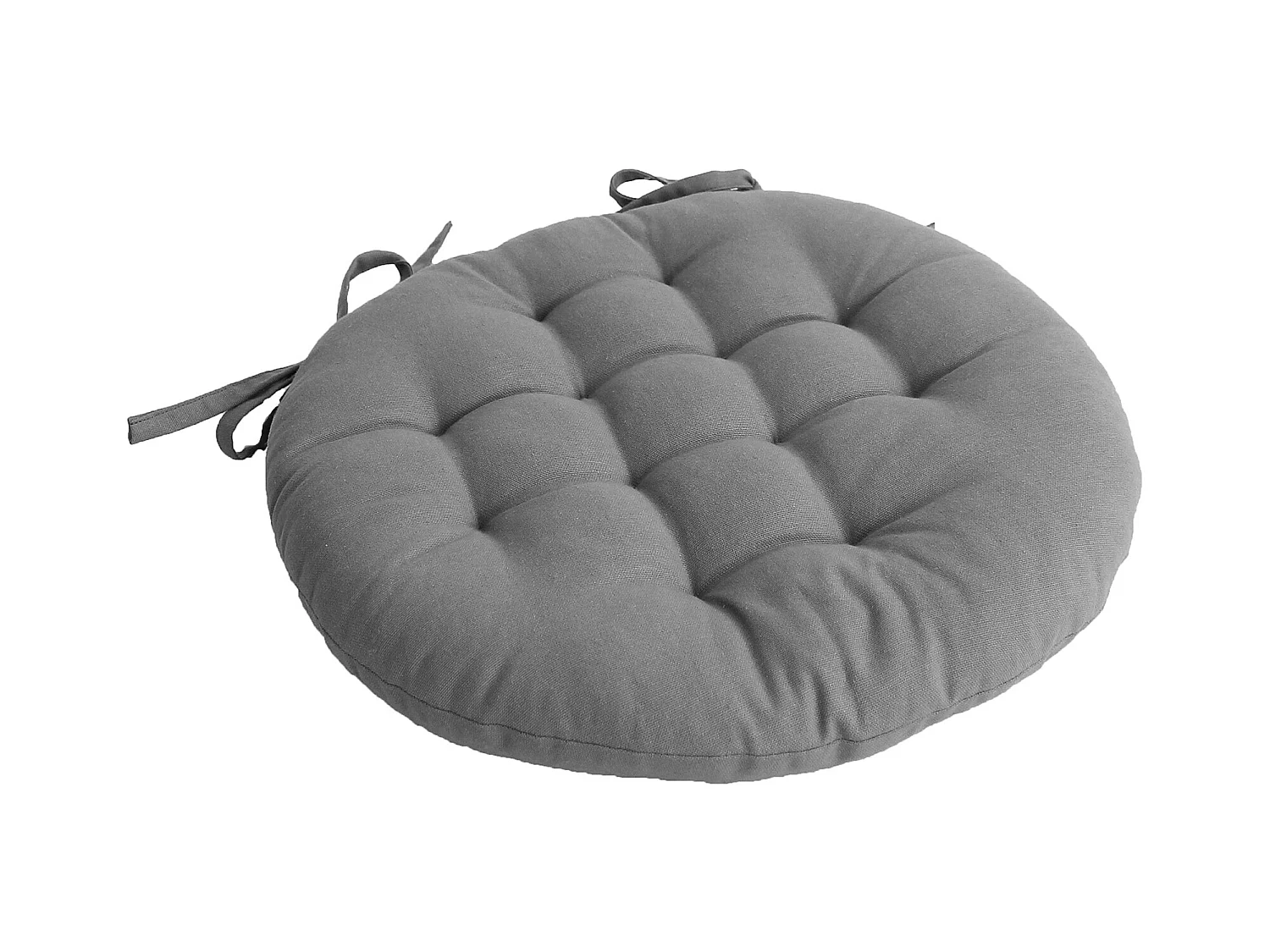 Galette de chaise piquée et ronde