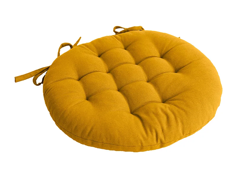 Almohadilla de silla acolchada y redonda 38 x 38 cm