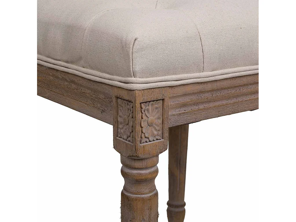 Banqueta de madera marrón 41x41x48