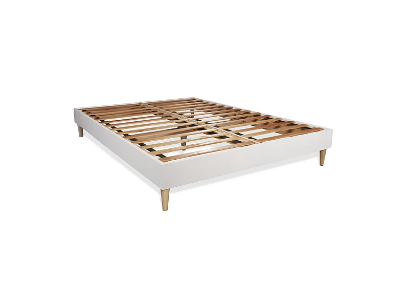 Kompletny zestaw lózka - materac 160x200 cm + Sprezyna skrzyniowa z listwami (w zestawie) + 2 poduszki Koldra - Trente PLUS