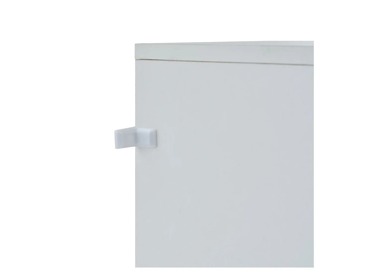 Buffet salle à manger LED 3 portes meuble de rangement en bois - blanc (120x40x75 cm)