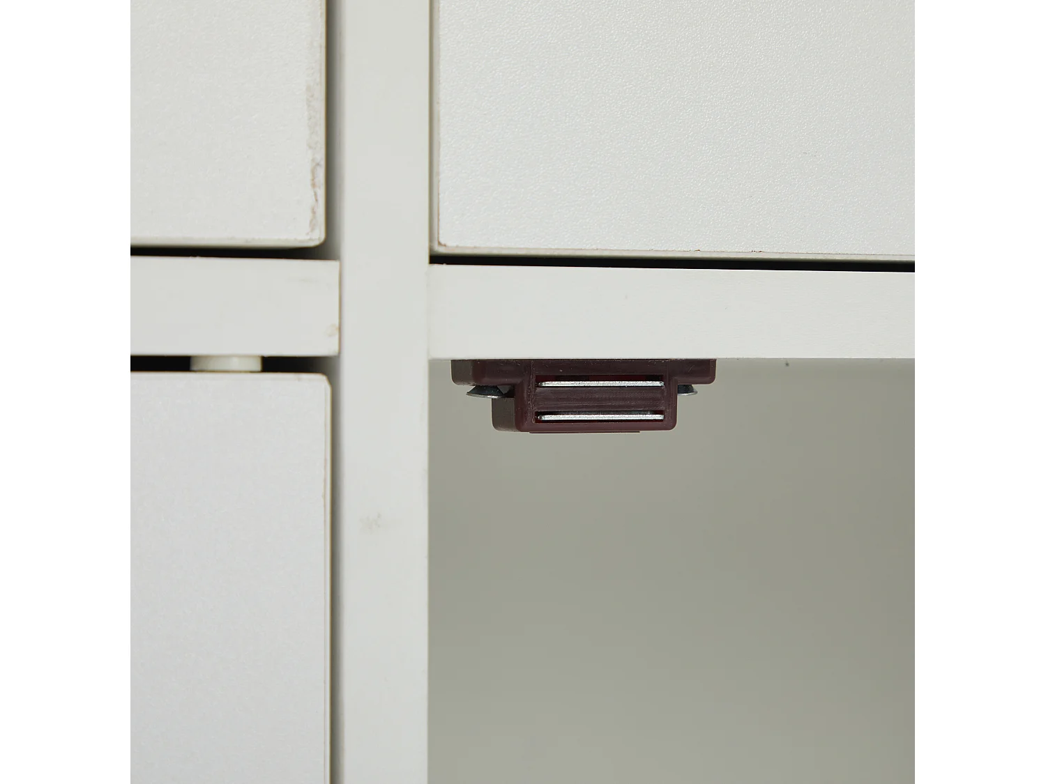 Buffet 160x37x75 cm 4 portes 3 tiroirs meuble de rangement en bois - blanc