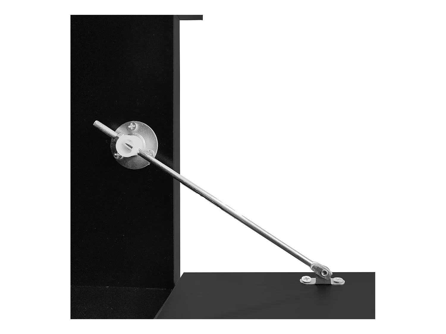 Woonkamer LED TV-meubelset + salontafel - houten opbergmeubel - zwart (181x38x38 cm)