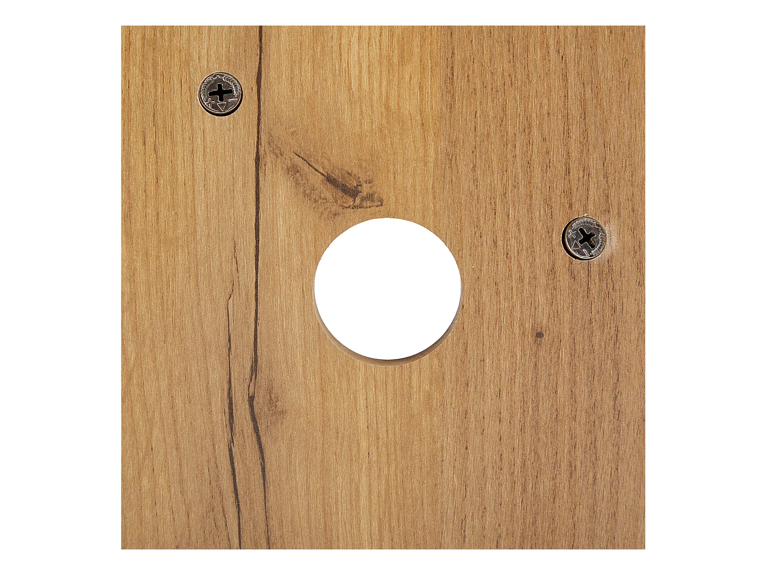 Meuble TV 184x42x58 cm avec lumières LED avec 2 portes - abattantes rangement ouvert en bois - blanc