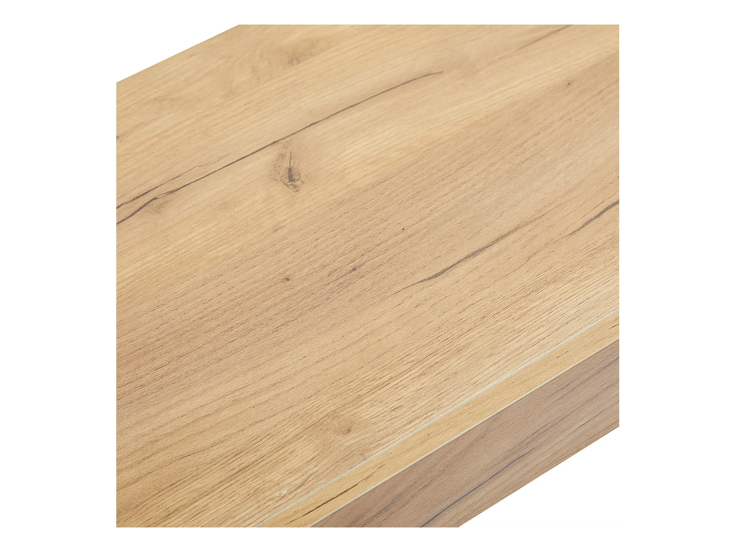 Meuble TV 184x42x58 cm avec lumières LED avec 2 portes - abattantes rangement ouvert en bois - blanc