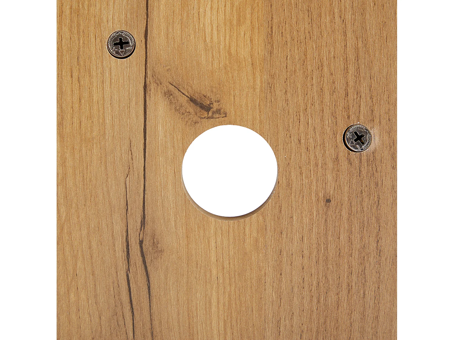 Meuble TV 184x42x58 cm avec lumières LED avec 2 portes - abattantes rangement ouvert en bois - blanc