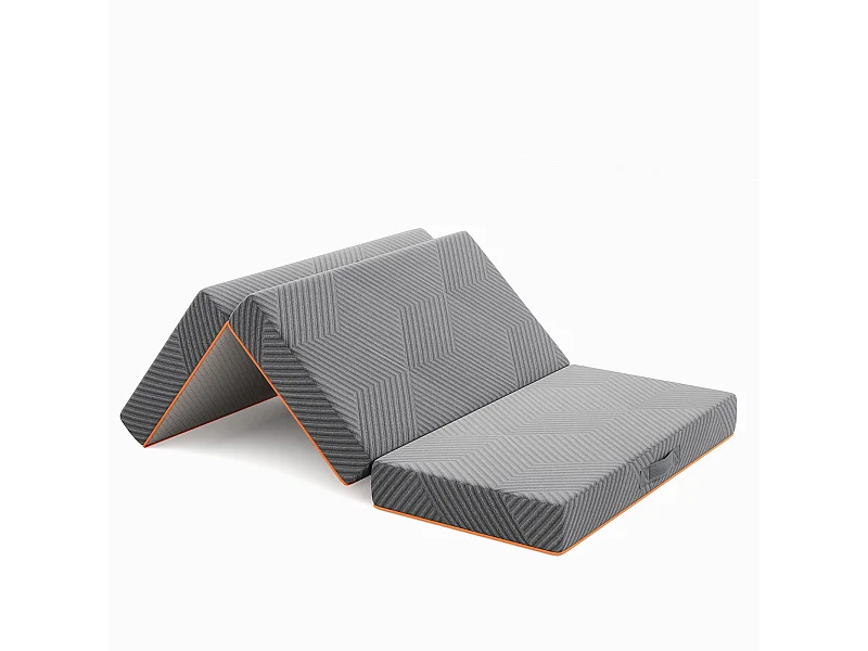 15 cm opvouwbaar matras, gel-traagschuim, Oeko-TEX-hoes, met draagtas, extra bed voor 1 persoon, perfect voor gasten