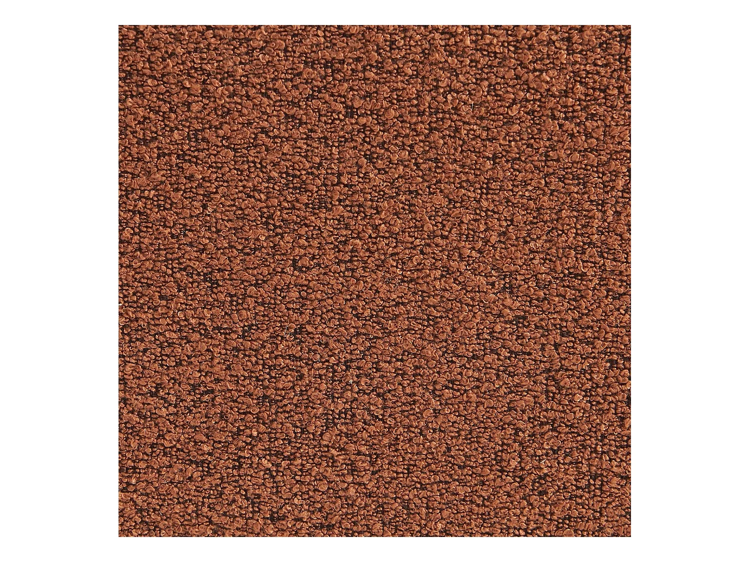 Sofá modular en borreguito texturizado, 2 plazas terracotta