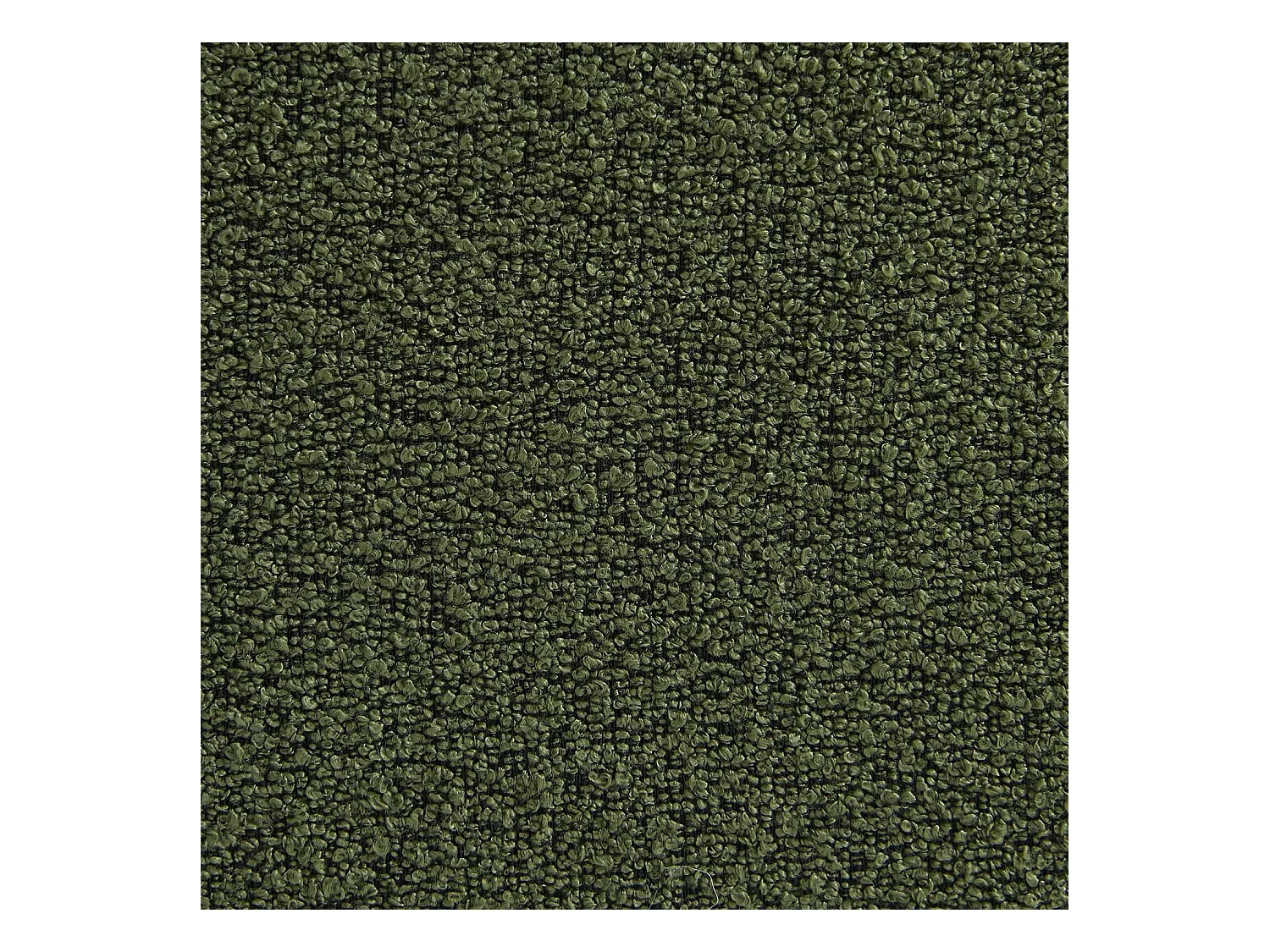 Sofá modular de borreguito texturizado, 3 plazas verde kaki