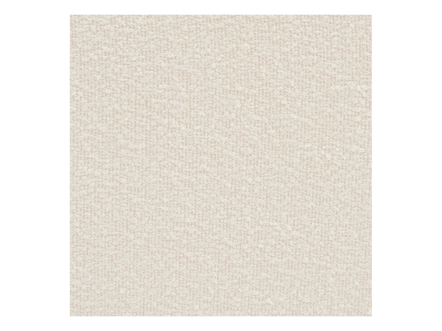 Divano modulare bouclé, 2 posti, bianco