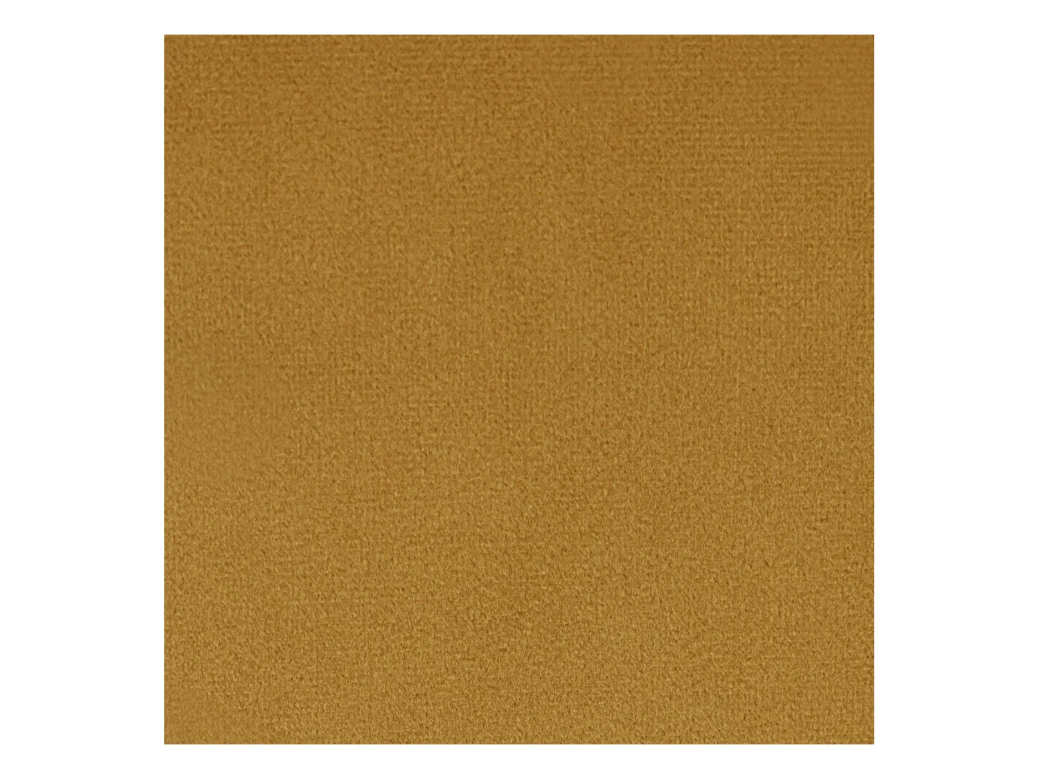 Fauteuil tripode en velours moutarde