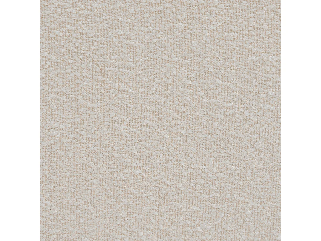 Sillón envasado al vacío modular de borreguito texturizado blanco