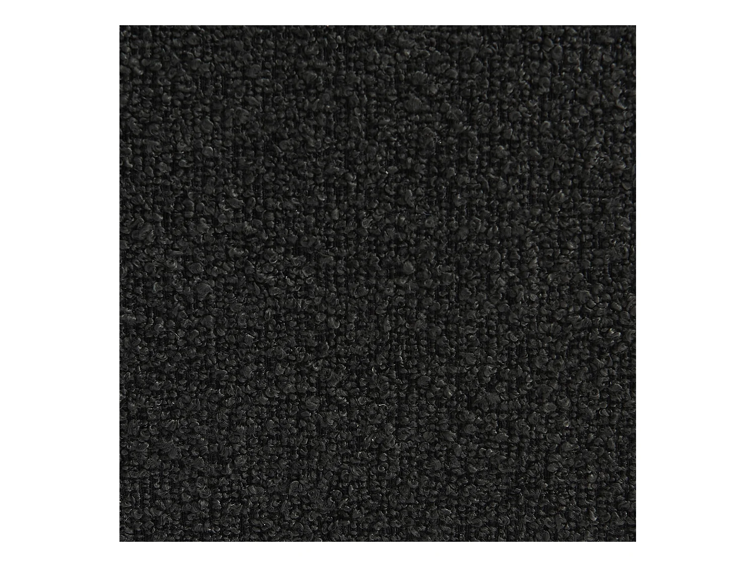 Sillón borreguito de 1 plaza + reposapiés negro