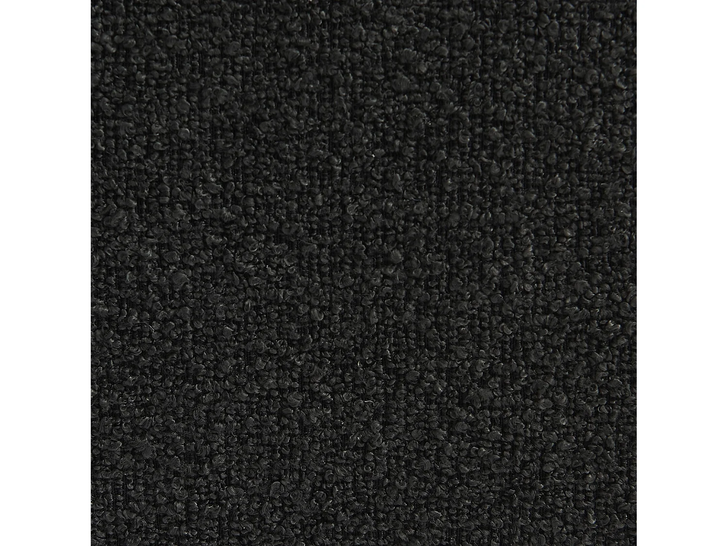 Sillón borreguito de 1 plaza + reposapiés negro