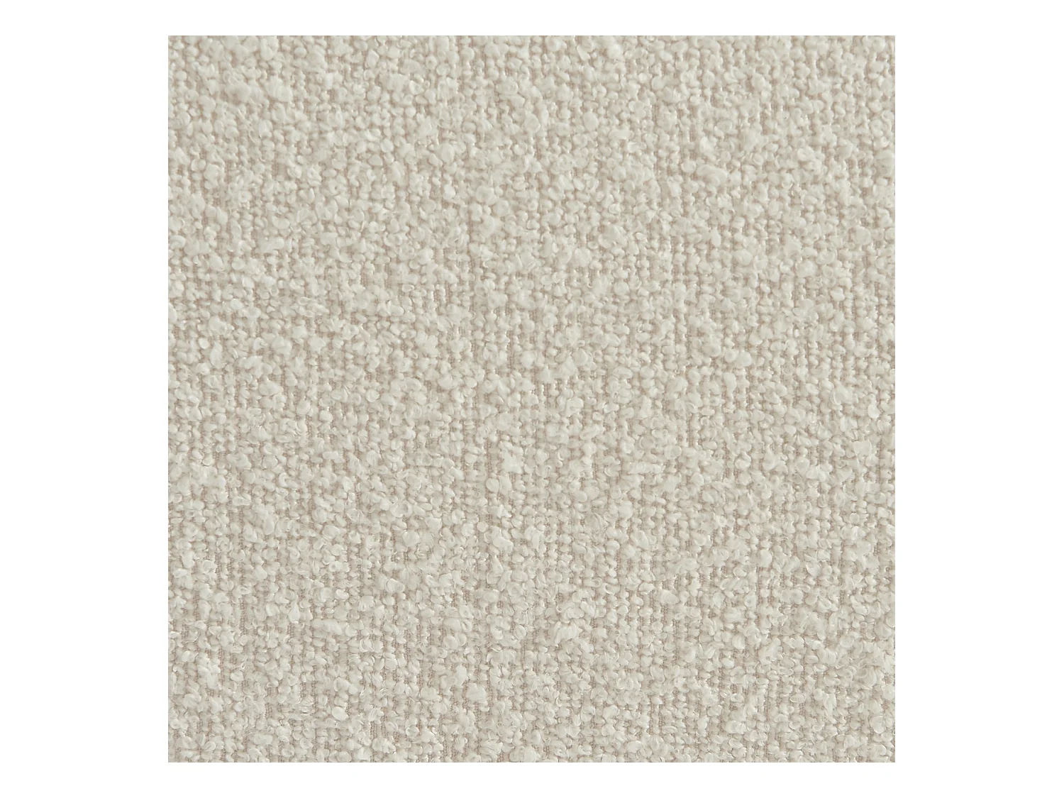 Sillón borreguito de 1 plaza + reposapiés blanco roto