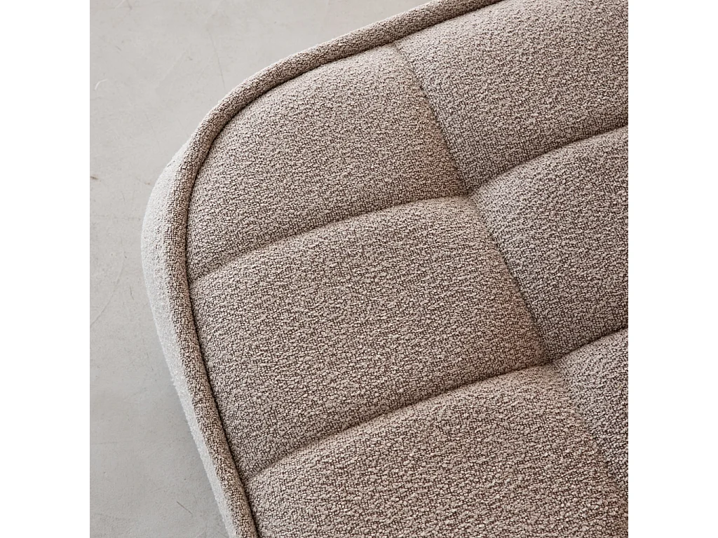 Sillón en borreguito, 1 plaza beige