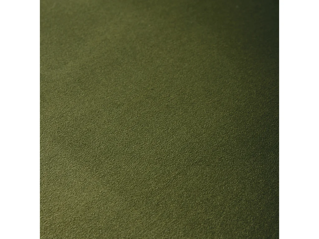 Sillón trípode en terciopelo verde