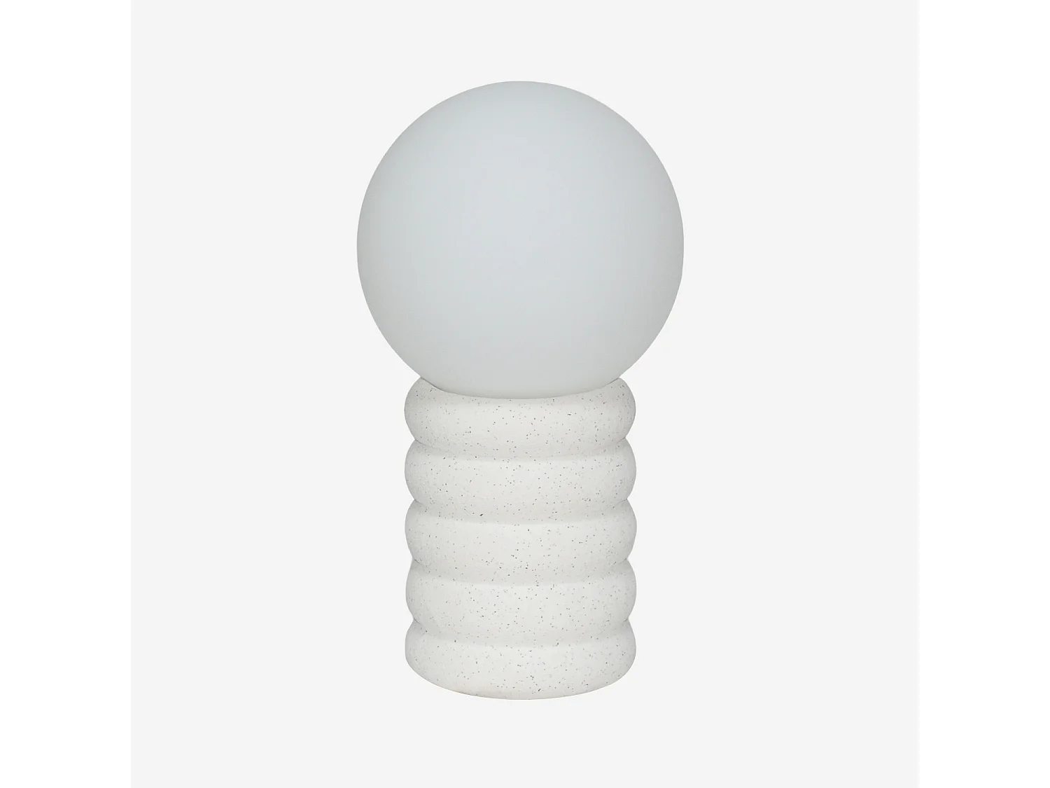 Lampada di ceramica maculata da interno, bianco