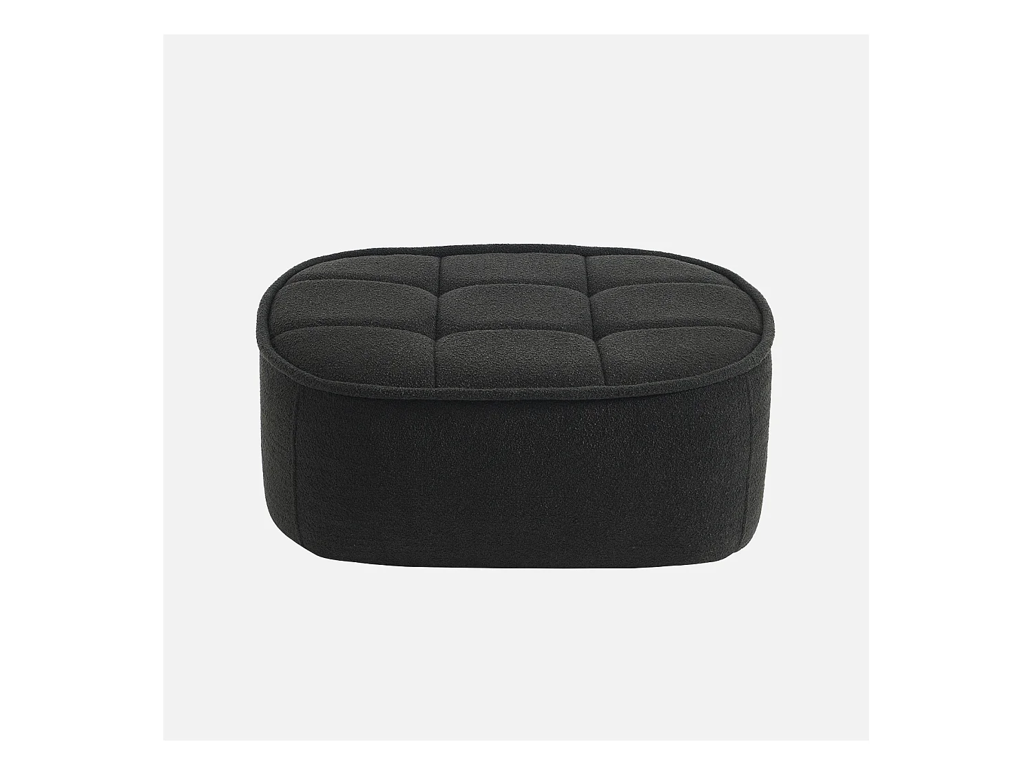 Puff, reposapiés para sillón boni de 1 plaza negro
