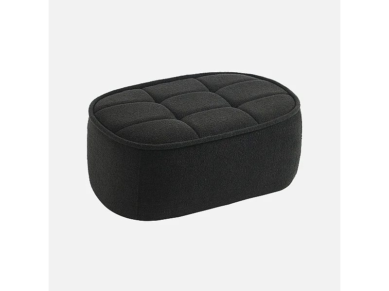 Puff, reposapiés para sillón boni de 1 plaza negro