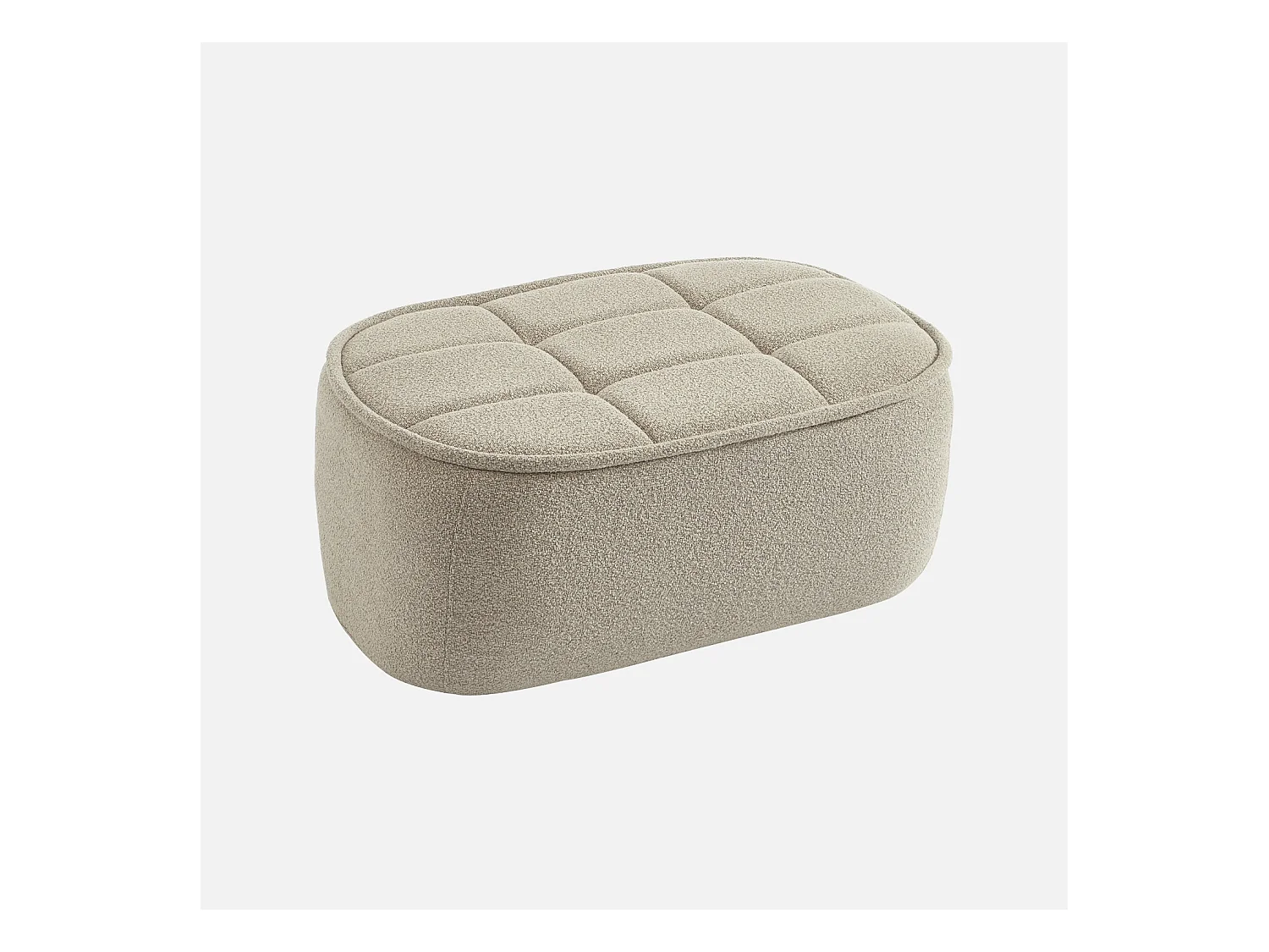 Puff, reposapiés para sillón boni de 1 plaza beige
