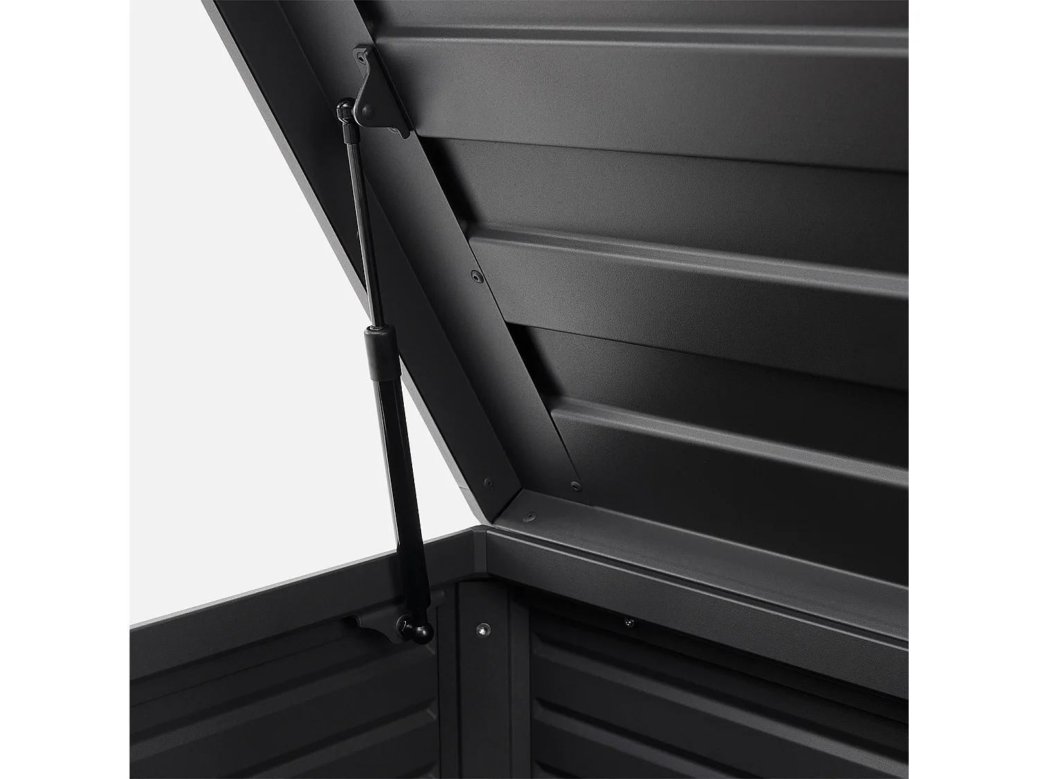 Box da giardino in alluminio 500l, antracite