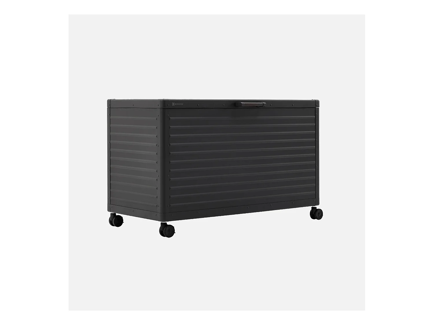 Box da giardino in alluminio 500l, antracite