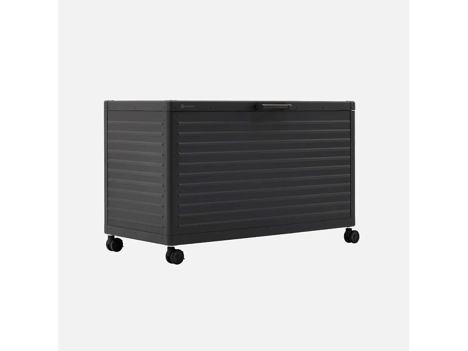 Box da giardino in alluminio 500l, antracite