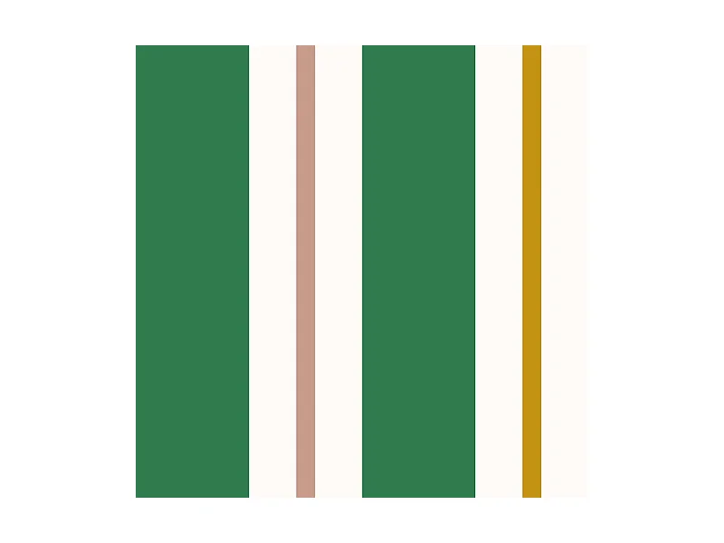 Papier peint raccordable - Aveiro - Vert - intissé : 150g/m² - 4 lés : 192x270cm