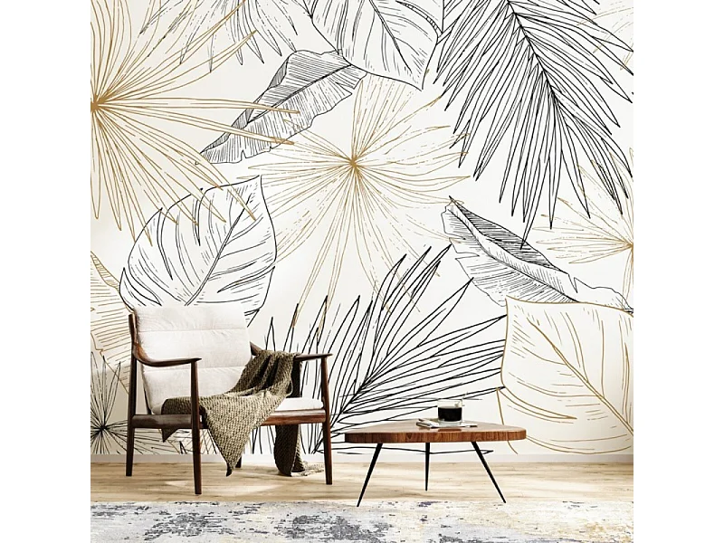 Papier peint panoramique - Lamnar - Multicolore - intissé : 150g/m² - 7 lés : 336x270cm