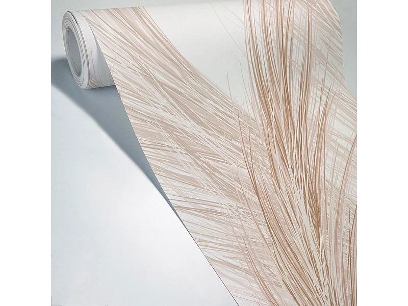 Papier peint panoramique - Pampa - Marron - intissé : 150g/m² - 5 lés : 240x270cm