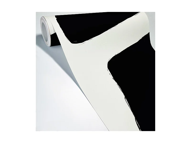 Papier peint panoramique - Elémentaire - Noir - intissé : 150g/m² - 5 lés : 240x270cm