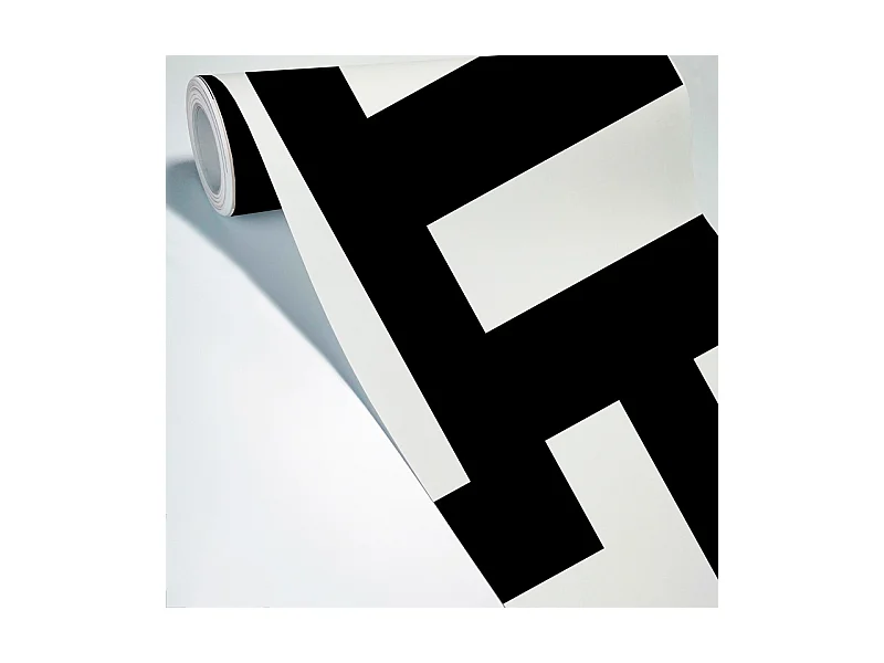 Papier peint panoramique - Tempo - Noir - intissé : 150g/m² - 7 lés : 336x270cm