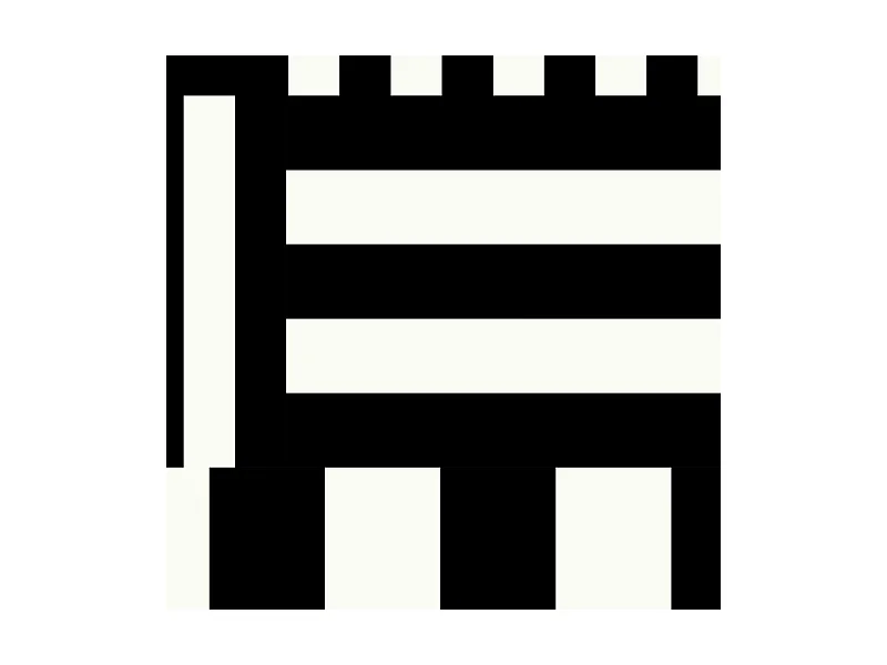 Papier peint panoramique - Tempo - Noir - intissé : 150g/m² - 7 lés : 336x270cm