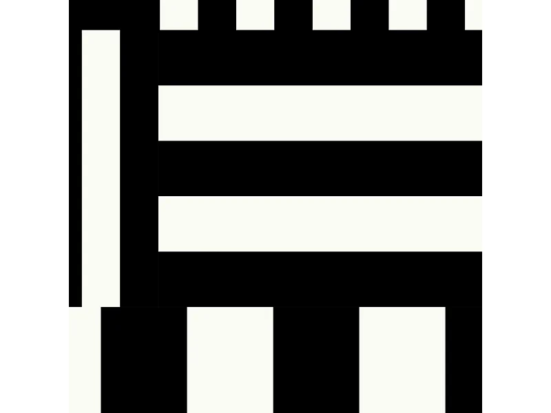 Papier peint panoramique - Tempo - Noir - intissé : 150g/m² - 7 lés : 336x270cm