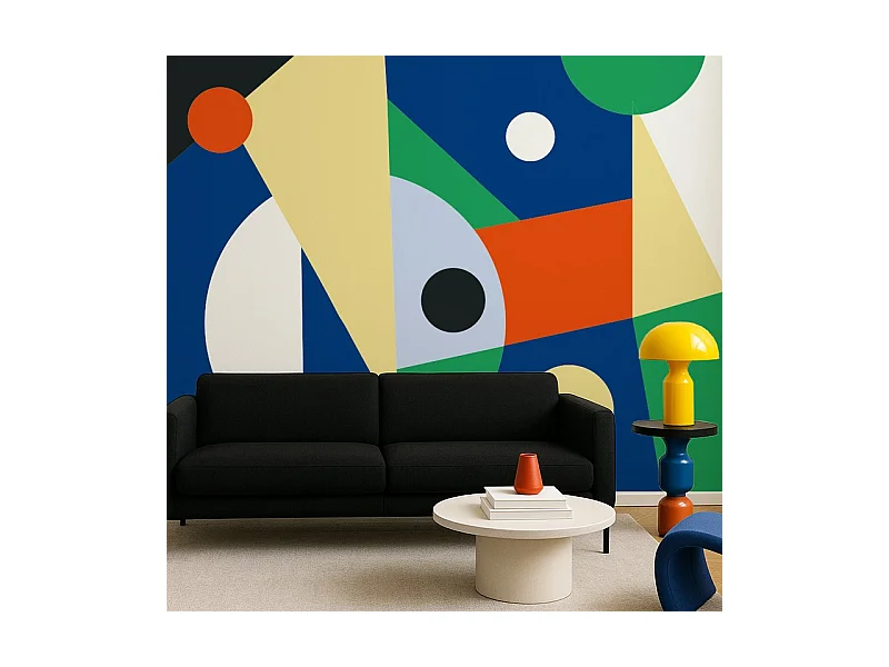 Papier peint panoramique - Orbital - Multicolore - intissé : 150g/m² - 9 lés : 432x270cm