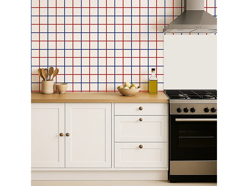 Papier peint raccordable - Paris - Multicolore - intissé : 150g/m² - 4 lés : 192x270cm