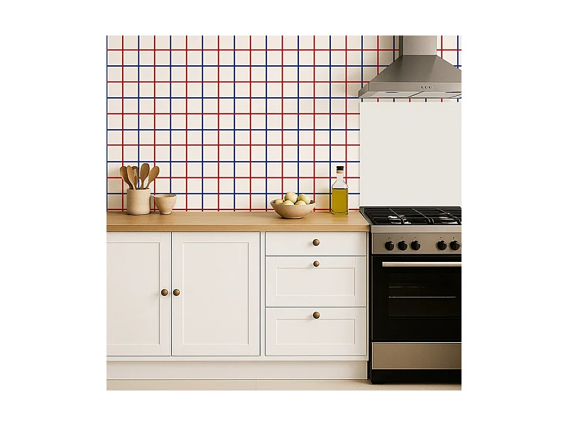 Papier peint raccordable - Paris - Multicolore - intissé : 150g/m² - 4 lés : 192x270cm