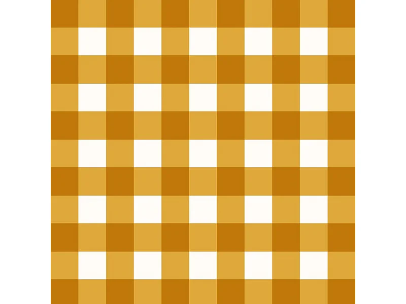 Papier peint raccordable - Vichy - Orange - intissé : 150g/m² - 4 lés : 192x270cm