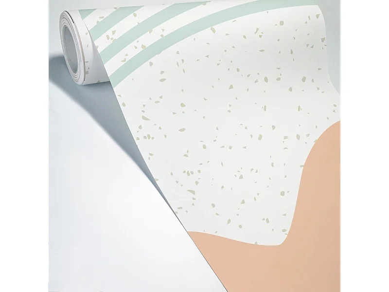 Papier peint panoramique - Arche - Vert - intissé : 150g/m² - 5 lés : 240x270cm