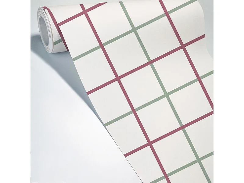Papier peint raccordable - Toulouse - Multicolore - intissé : 150g/m² - 4 lés : 192x270cm