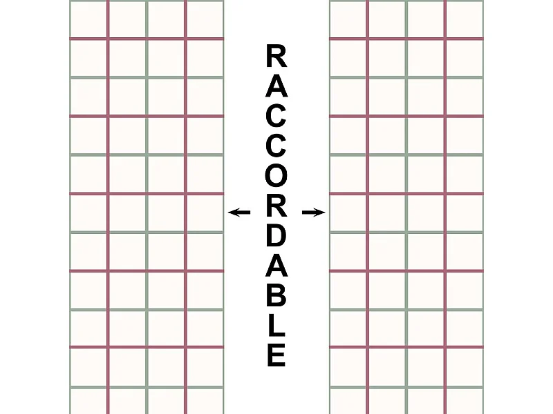 Papier peint raccordable - Toulouse - Multicolore - intissé : 150g/m² - 4 lés : 192x270cm