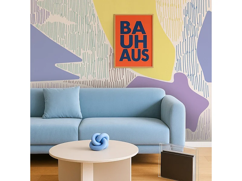 Papier peint panoramique - Jardin Tamisé - Violet - intissé : 150g/m² - 7 lés : 336x270cm